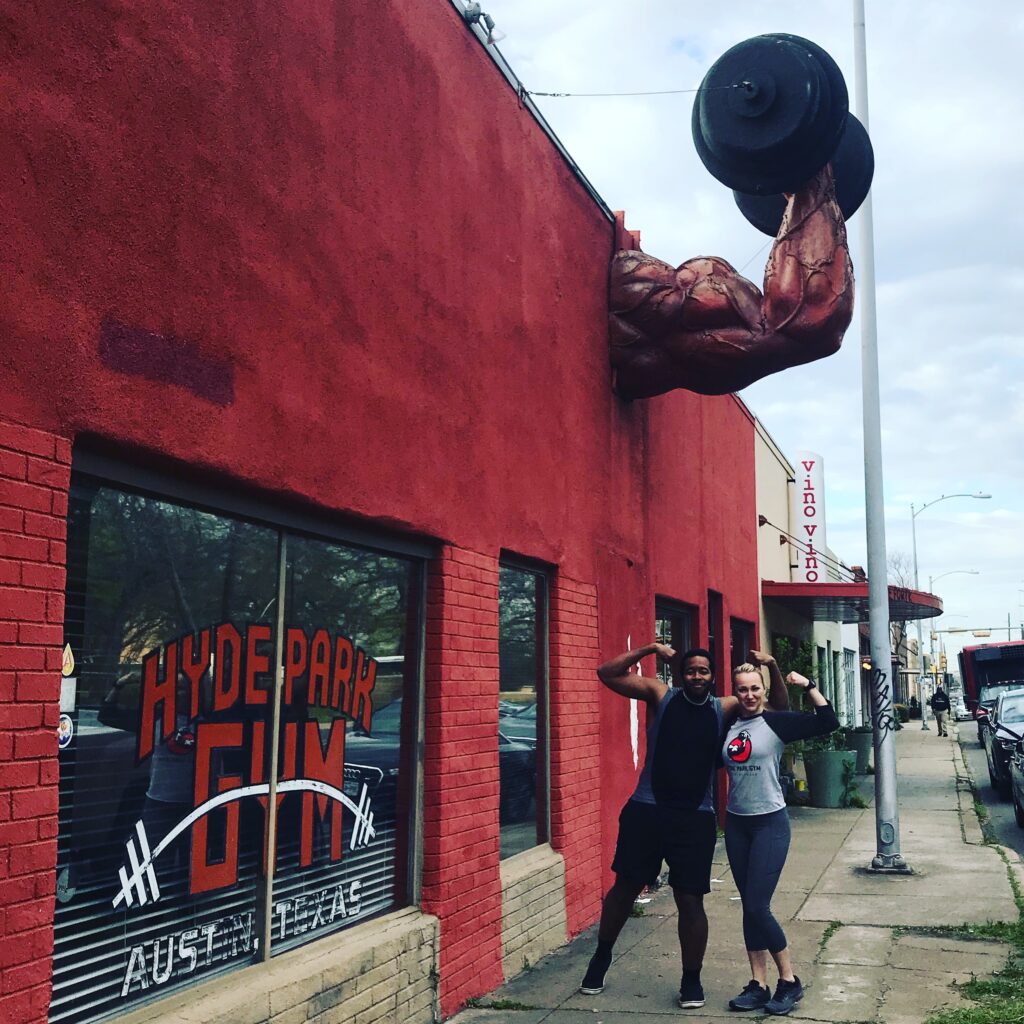 Chris and Kathryn Hyde Park Gym Austin, TX