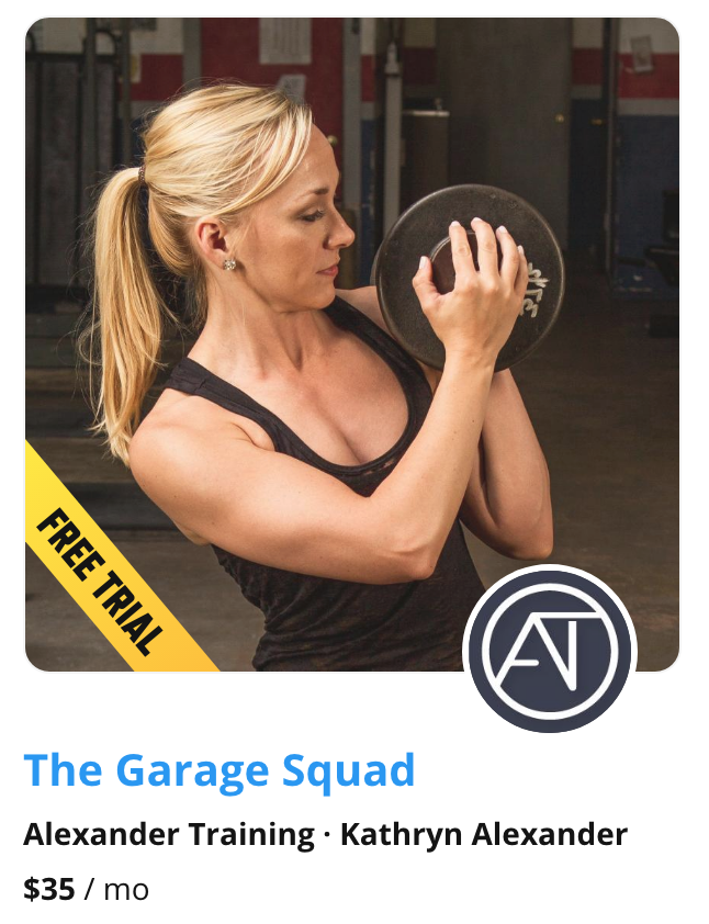 The Garage Squad Training Program by Alexander Training