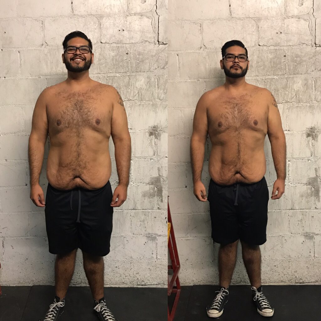 Tony, client of Kathryn Alexander (Alexander Training) earned a transformation that yielded big weight loss and big strength gains.