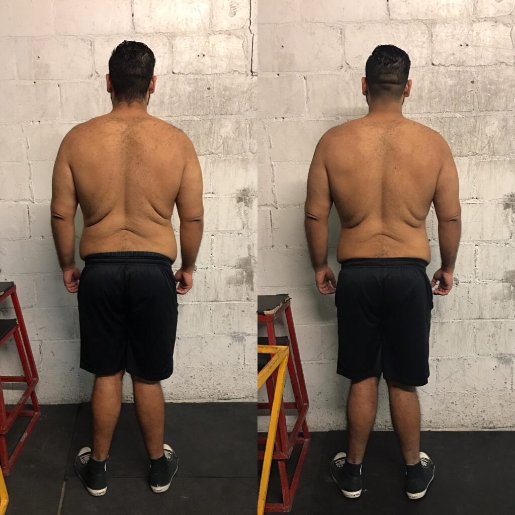 Tony, client of Kathryn Alexander (Alexander Training) earned a transformation that yielded big weight loss and big strength gains.