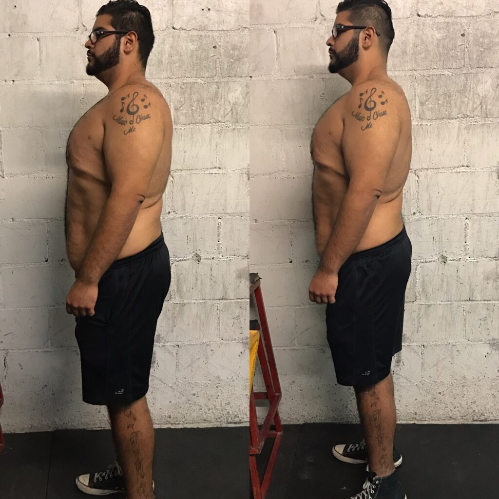 Tony, client of Kathryn Alexander (Alexander Training) earned a transformation that yielded big weight loss and big strength gains.