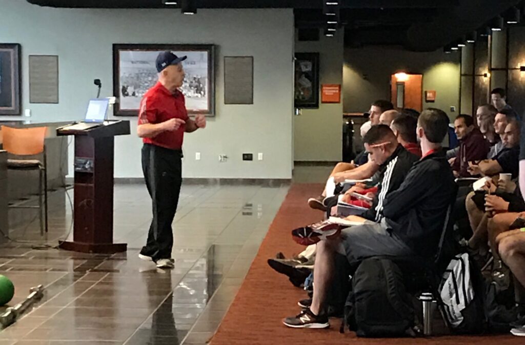 Al Vermeil at the UT Athletic Performance Clinic