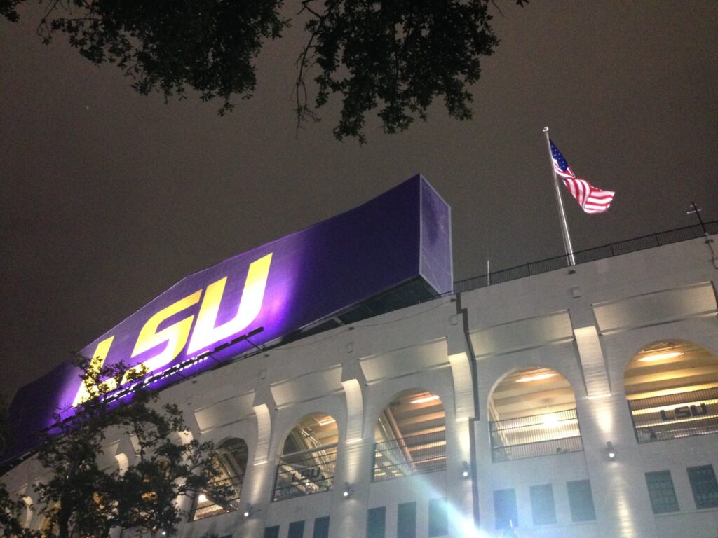 LSU Tiger Stadium football