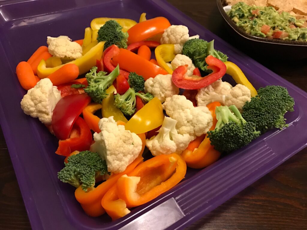 Veggies for guacamole 