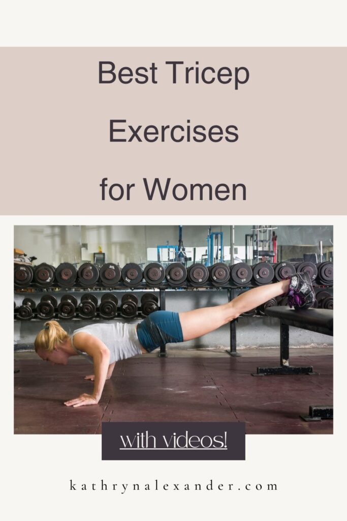 Tricep Exercises for Women