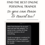 how to find the best online personal trainer so you can train & travel!