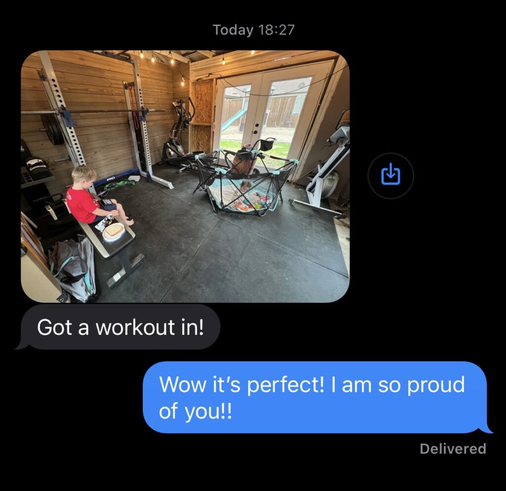 a happy client: benefits of online personal training, from trainer Kathryn Alexander (Austin, Texas)