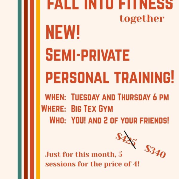 fall fitness sale