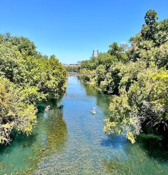 Lady Bird Lake near Zilker Park Austin